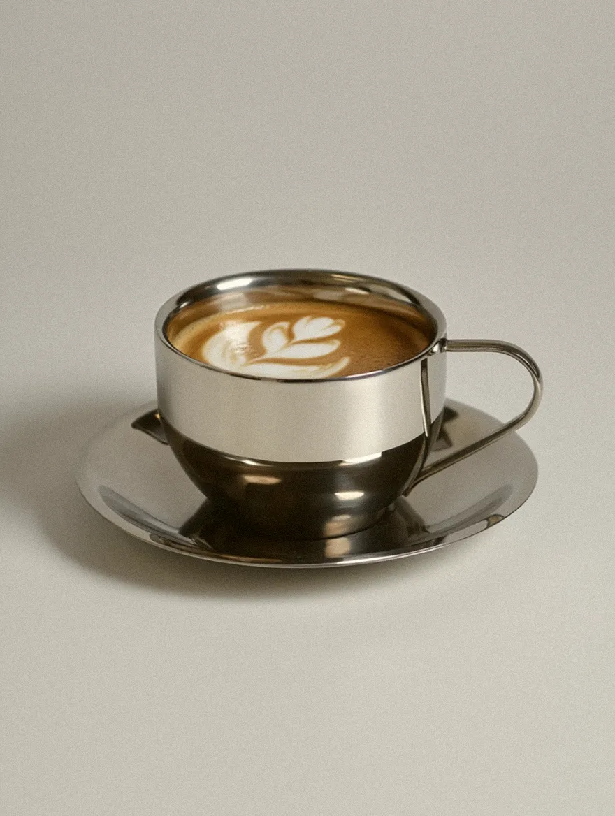 The Haus Steel Cup Set