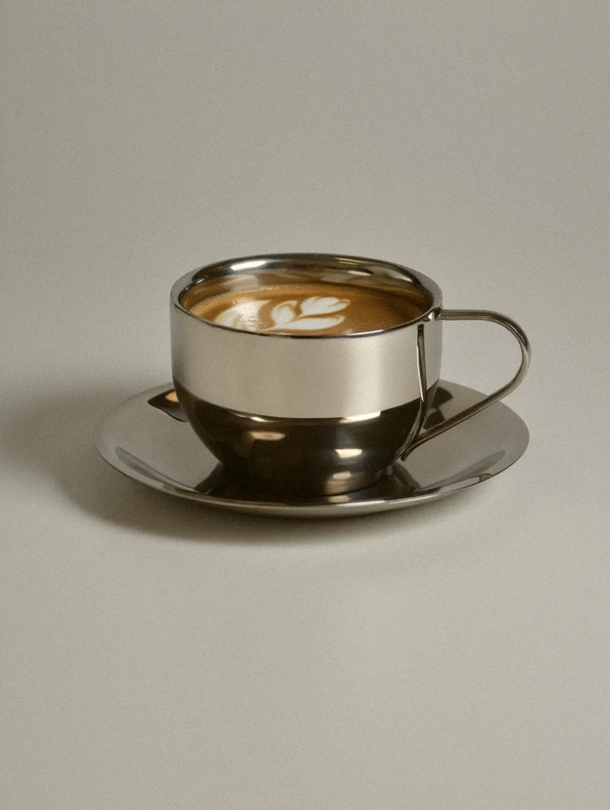 The Haus Steel Cup Set