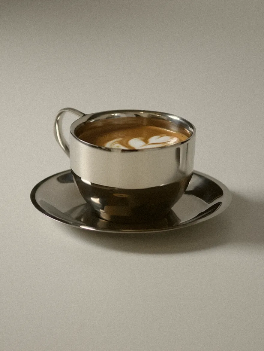 The Haus Steel Cup Set